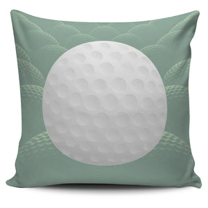 Golf Green Golfball O - Pillow Cover