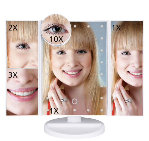 Makeup Mirror w/22 LED Touch Screen