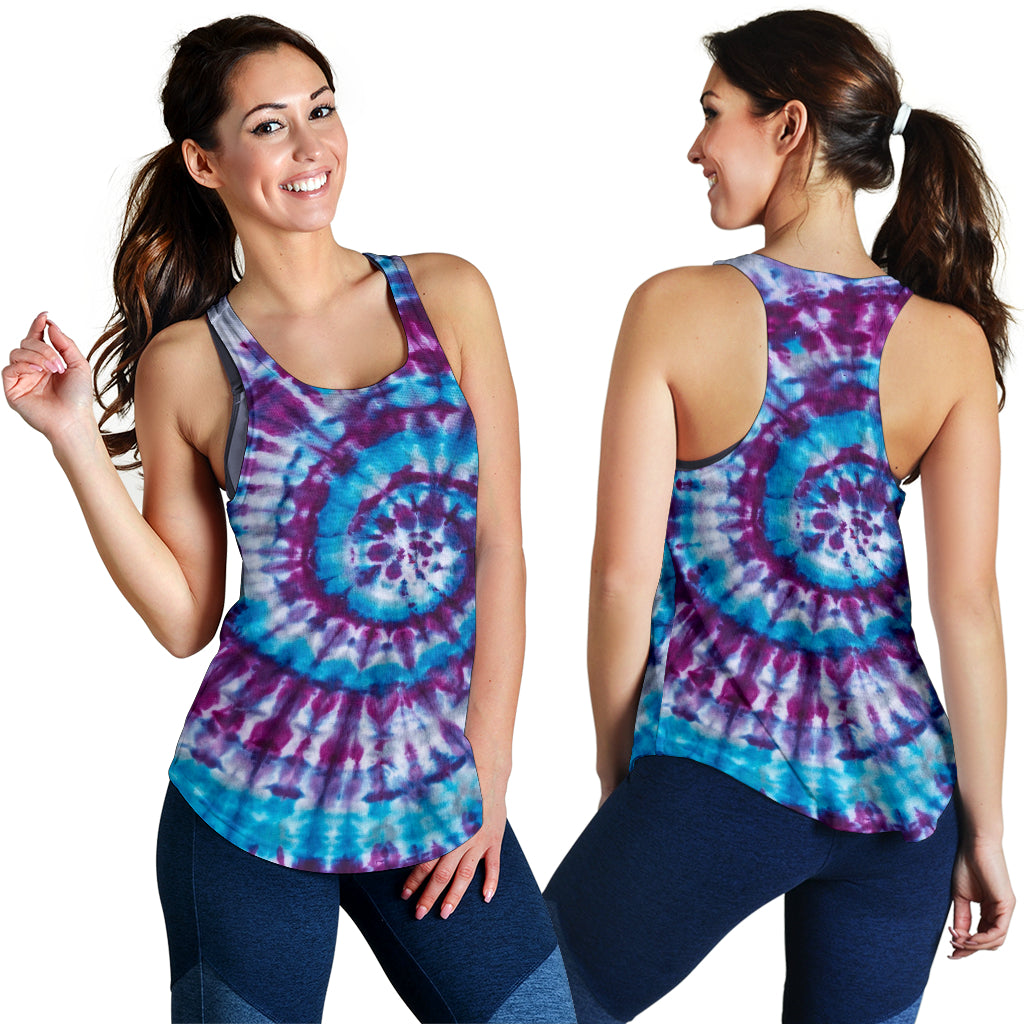 Spiral Abstract Tank Top For Women