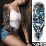 Body Art Waterproof Temporary Sleeve Tattoo